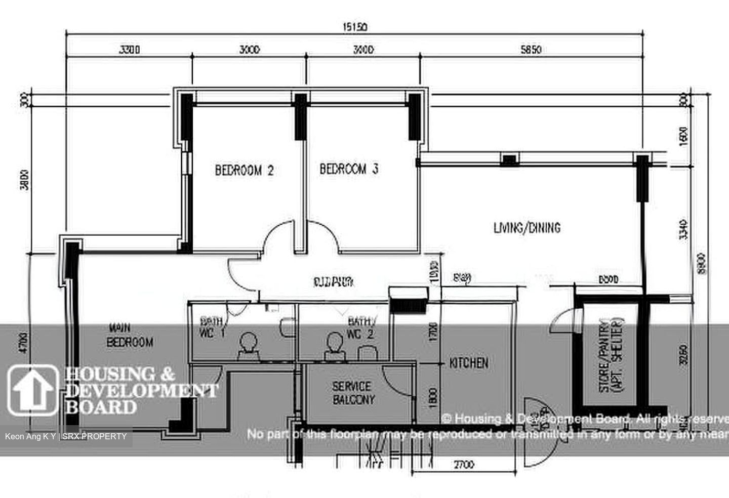 Blk 699C Hougang Street 52 (Hougang), HDB 4 Rooms #598194121